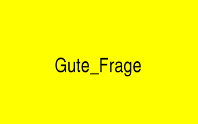 Predigtreihe: „Gute Frage“