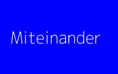 Predigtreihe: „Miteinander“