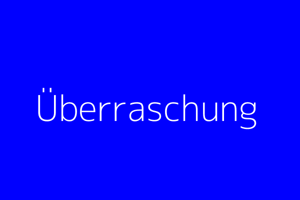 Predigtreihe: „Überraschung“